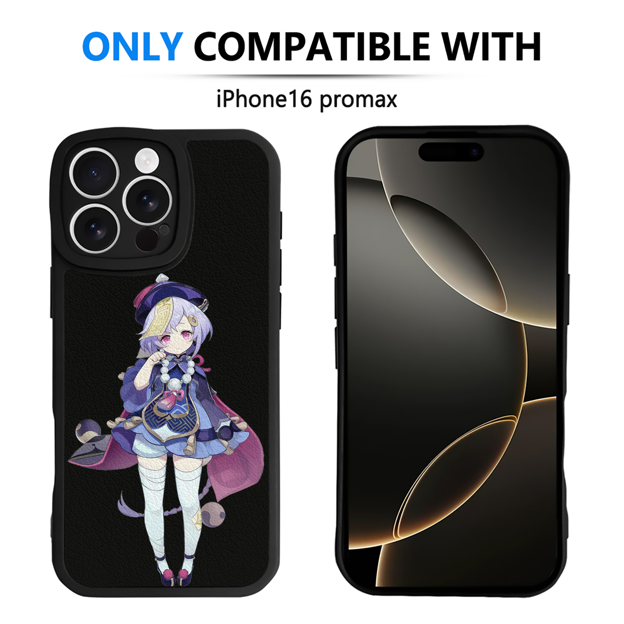 げんし神 七七 なな  genshin Nana 【iPhone 16シリーズ対応】シリコンスマホケース（レザー調） 材質：シリコン